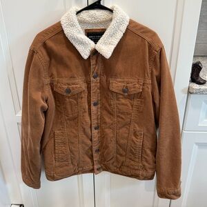 Sunrise Kingdon Brown Sherpa-Lined Jacket